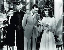 In the ’30s, films were being created as a way for the masses to lose themselves in the fantasy lives of the affluent, while also reflecting a rapidly changing society. Movies such as The Awful Truth (1937) and The Philadelphia Story (above; 1940), for instance, hinged on the banter of a couples navigating divorce. In the ’30s, films were being created as a way for the masses to lose themselves in the fantasy lives of the affluent, while also reflecting a rapidly changing society. Movies such as The Awful Truth (1937) and The Philadelphia Story (above; 1940), for instance, hinged on the banter of a couples navigating divorce.