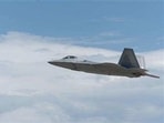 An F-22 fighter aircraft shot down the car-sized object which was flying at about 40,000 feet. An F-22 fighter aircraft shot down the car-sized object which was flying at about 40,000 feet.