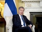 Finnish president Sauli Niinistö. Finnish president Sauli Niinistö.