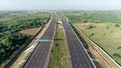 A view of the Delhi- Mumbai Expressway which will be inaugurated by Prime Minister Narendra Modi on Sunday. (ANI Photo) A view of the Delhi- Mumbai Expressway which will be inaugurated by Prime Minister Narendra Modi on Sunday. (ANI Photo)