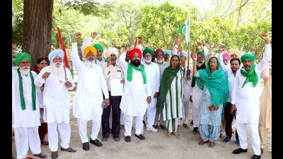 BKU (Dakaunda) has a sizeable presence in 16 districts and its leaders played a key role in negotiations with the Central government during the farmers agitation. (HT File)