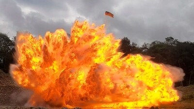 During the action, an improvised explosive device (IED) exploded near the leading party, claiming the lives of two officers. (Representative image/ AFP) During the action, an improvised explosive device (IED) exploded near the leading party, claiming the lives of two officers. (Representative image/ AFP)