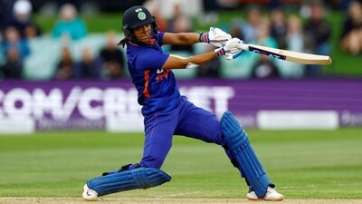 Harmanpreet Kaur in action (Reuters)