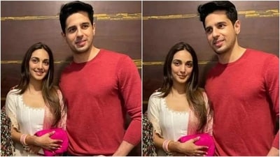 Kiara Advani stuns with simple no-makeup look for Delhi reception with Sidharth Malhotra. (Instagram) Kiara Advani stuns with simple no-makeup look for Delhi reception with Sidharth Malhotra. (Instagram)
