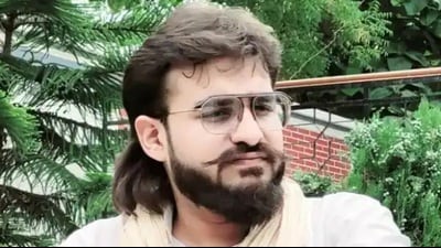 Mafioso-turned-politician Mukhtar Ansari’s son Abbas Ansari (HT File Photo) Mafioso-turned-politician Mukhtar Ansari’s son Abbas Ansari (HT File Photo)