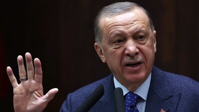 Erdogan has faced widespread criticism for his handling of the inflation. (AFP)
