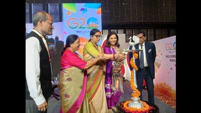 Union minister Smriti Irani inaugurating the conference on Saturday. (Sourced) Union minister Smriti Irani inaugurating the conference on Saturday. (Sourced)