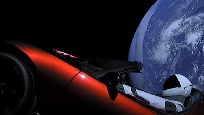 Tesla Roadster was used as a test payload for the Falcon Heavy (SpaceX) Tesla Roadster was used as a test payload for the Falcon Heavy (SpaceX)