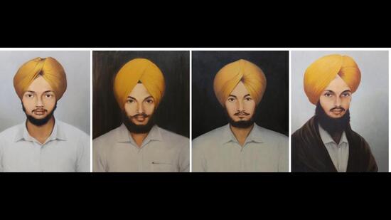Four youths --Ravinder Singh, Harminder Singh, Baldhir Singh and Jhilman Singh-- who were protesting against the sacrilege of birs were killed in firing on February 4, 1986, in Nakodar. (HT Photo)