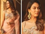 Mira Rajput wears Manish Malhotra's saree for Sidharth Malhotra and Kiara Advani's wedding.