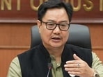 Union minister of law and justice Kiren Rijiju (PTI Photo)