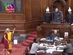 Socia media users questioned Jaya Bachchan's outburst in the Rajya Sabha as this video went viral.