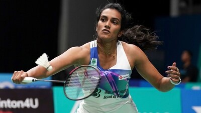 PV Sindhu in action. (AP) PV Sindhu in action. (AP)