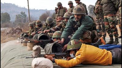 Additional director general of police (Jammu zone) Mukesh Singh was speaking at a joint security review meeting in Rajouri -- the border district where seven people, including two children, were killed and 14 injured in twin terror strikes on January 1 and 2. (ANI file)