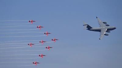Aero India 2023 will focus on displaying indigenous equipment and technologies. (AP) Aero India 2023 will focus on displaying indigenous equipment and technologies. (AP)