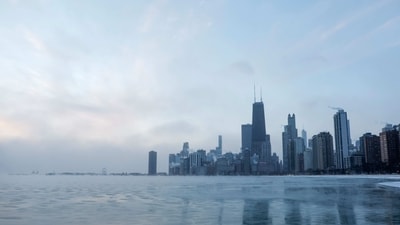 (FILES) Lake Michigan at sunrise in Chicago. US officials restricted the airspace over Lake Huron-Michigan on February 12, 2023. (AFP) (FILES) Lake Michigan at sunrise in Chicago. US officials restricted the airspace over Lake Huron-Michigan on February 12, 2023. (AFP)