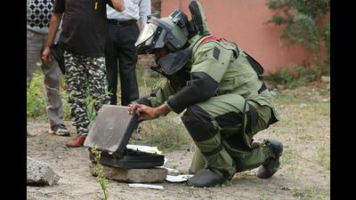 Police said that during the course of the investigation, it came to light that all three bombs were of low intensity and their timer was not on. (HT Photo/Picture for representation) Police said that during the course of the investigation, it came to light that all three bombs were of low intensity and their timer was not on. (HT Photo/Picture for representation)