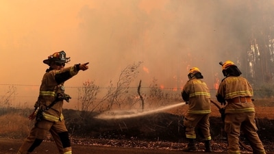 More than 1,100 homes have been destroyed, leaving more than 5,500 people homeless, according to official reports. (AFP) More than 1,100 homes have been destroyed, leaving more than 5,500 people homeless, according to official reports. (AFP)