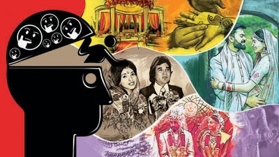 Yes, weddings of yesteryear stars did make headlines: When the reigning superstar of his time Rajesh Khanna overnight wed Dimple Kapadia, it was the talk of the town- but it was like the other marriages of its time - sensational for the newsworthiness of the couplings itself. (HT Illustration) Yes, weddings of yesteryear stars did make headlines: When the reigning superstar of his time Rajesh Khanna overnight wed Dimple Kapadia, it was the talk of the town- but it was like the other marriages of its time - sensational for the newsworthiness of the couplings itself. (HT Illustration)