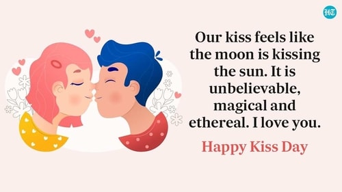 There are various type of kisses, and on Kiss Day, each holds a different meaning. (HT Photo) There are various type of kisses, and on Kiss Day, each holds a different meaning. (HT Photo)