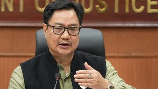 Union minister of law and justice Kiren Rijiju (PTI Photo)
