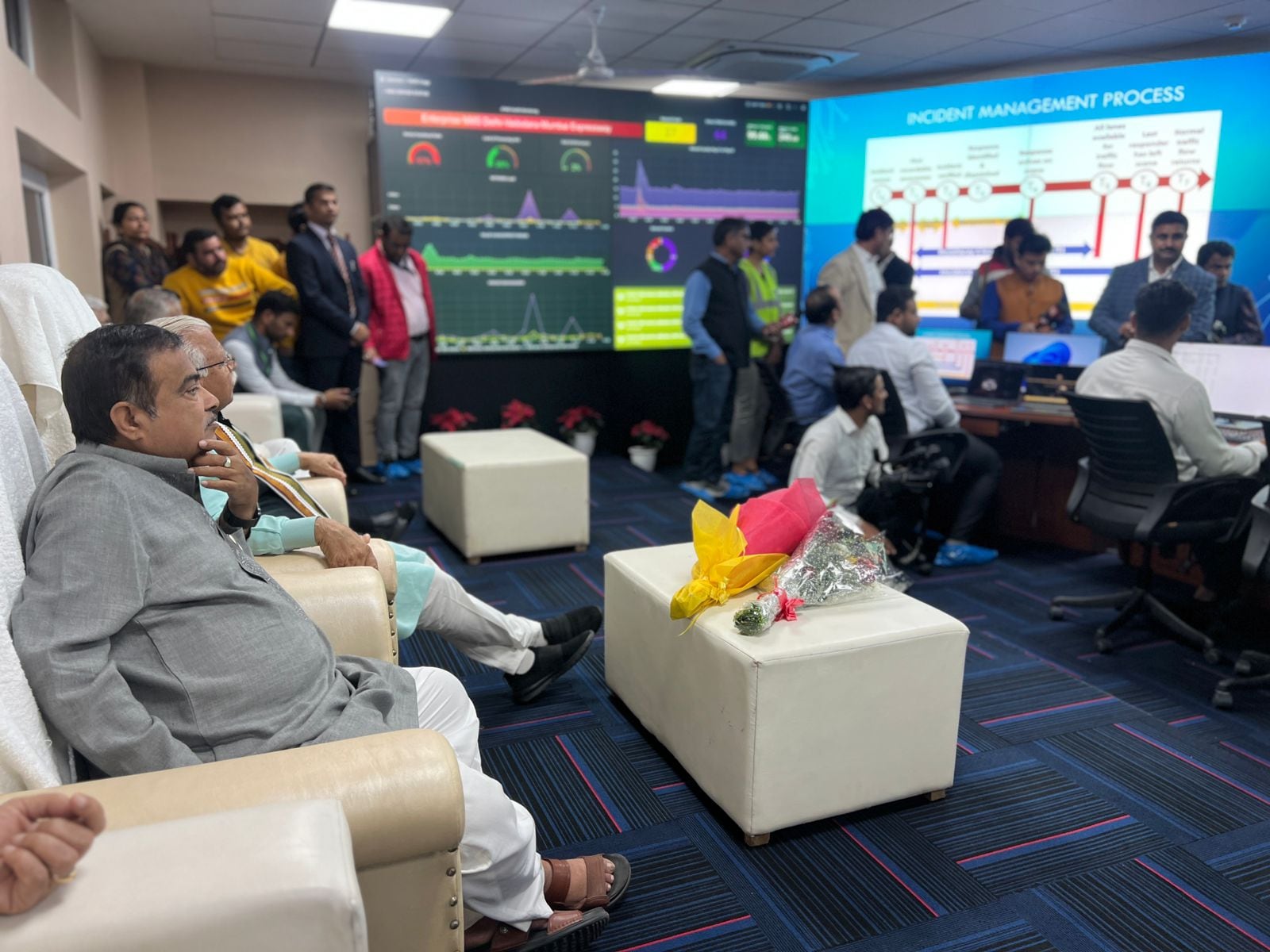 State-of-the-art technology has been used in the control room for the safety of passengers and to help them in case of emergency, Gadkari tweeted. State-of-the-art technology has been used in the control room for the safety of passengers and to help them in case of emergency, Gadkari tweeted.