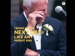 Bob Thagard got emotional while giving his son Michael and daughter-in-law Cori Quinn Thagard a heartfelt toast at their wedding.
