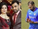 Mohammed Shami with estranged wife Hasin Jahan