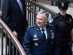Unidentified Objects In US: General Glen VanHerck, Commander of US Northern Command and North American Aerospace Defense Command, is seen. Unidentified Objects In US: General Glen VanHerck, Commander of US Northern Command and North American Aerospace Defense Command, is seen.
