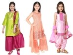 Ethnic wear always bring out the best in girls.