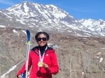 Jiah Aryan is a 14-year-old skier from Bengaluru