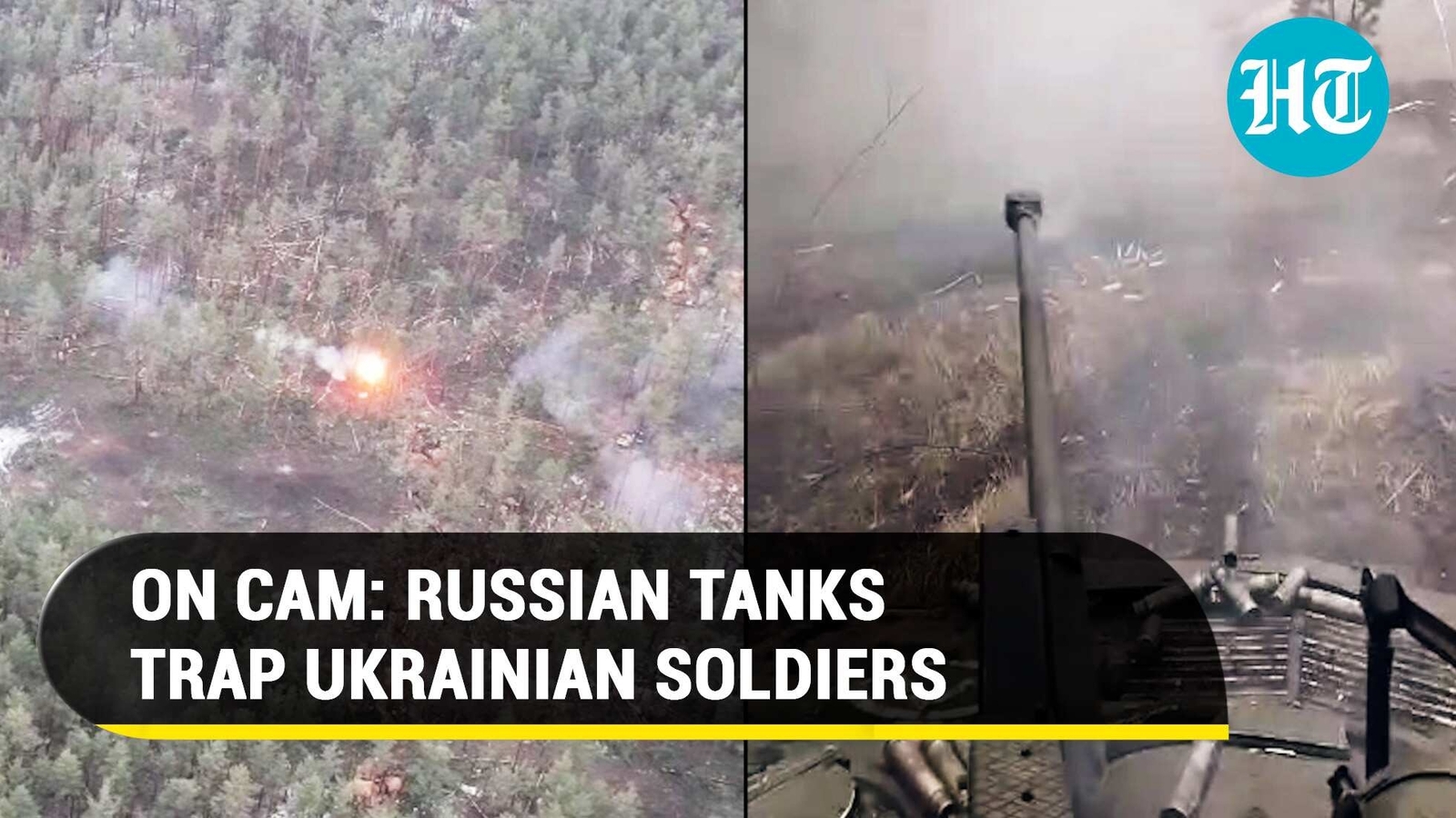 Watch dramatic Russian video of tanks raining ‘hell-fire’ on Ukrainian ...