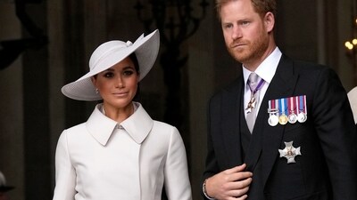 Prince Harry-Meghan Markle: Prince Harry and Meghan Markle, Duke and Duchess of Sussex are seen. (AP) Prince Harry-Meghan Markle: Prince Harry and Meghan Markle, Duke and Duchess of Sussex are seen. (AP)