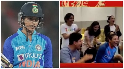 Mandhana has joined Royal Challengers Bangalore (RCB) for a whopping sum of INR 3.4 crore at the auction. (PTI-Jio Cinema Twitter)