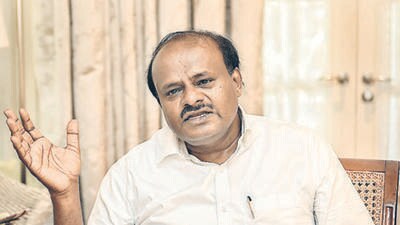 HD Kumaraswamy aimed a dig at Prime Minister Narendra Modi, asking whether attending Aero India event will eradicate poverty (AP) HD Kumaraswamy aimed a dig at Prime Minister Narendra Modi, asking whether attending Aero India event will eradicate poverty (AP)