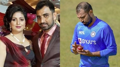 Mohammed Shami with estranged wife Hasin Jahan