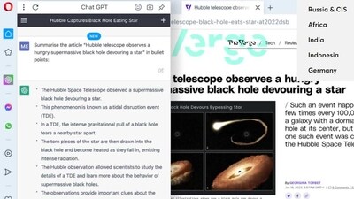 Opera Mini's 'Shorten' feature (blogs.opera.com) Opera Mini's 'Shorten' feature (blogs.opera.com)