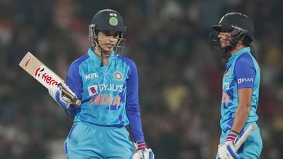 Smriti Mandhana and Harmanpreet Kaur fetched big bucks. (PTI) Smriti Mandhana and Harmanpreet Kaur fetched big bucks. (PTI)