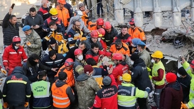 Rescue teams began to wind down the search for survivors, a week after an earthquake devastated parts of Turkey and Syria leaving more than 35,000 dead and millions in dire need of aid. (REUTERS)