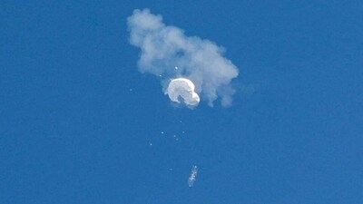 The US military shot down three other unidentified objects over North America in recent days. (REUTERS) The US military shot down three other unidentified objects over North America in recent days. (REUTERS)