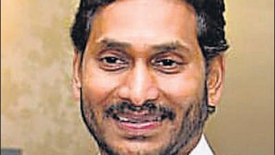 Vijayawada, Dec 04 (ANI): President Droupadi Murmu being felicitated by Andhra Pradesh Chief Minister YS Jagan Mohan Reddy and his wife Y S Bharati at a civic reception held in her honour, in Vijayawada on Sunday. (ANI Photo) (ANI Picture Service) Vijayawada, Dec 04 (ANI): President Droupadi Murmu being felicitated by Andhra Pradesh Chief Minister YS Jagan Mohan Reddy and his wife Y S Bharati at a civic reception held in her honour, in Vijayawada on Sunday. (ANI Photo) (ANI Picture Service)