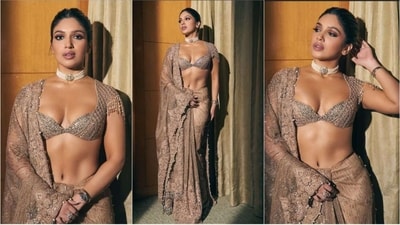 Bhumi Pednekar’s fashion diaries are drool-worthy. The actor keeps slaying fashion goals with snippets from her fashion photoshoots on her Instagram profile on a regular basis. Bhumi is dressed to the nines in stunning lehengas, designer sarees, and stunning suit ensembles. The star caused a stir on the internet on Monday when she posted her most recent images from the lavish wedding reception that Kiara Advani and Sidharth Malhotra threw. The actress is pictured looking stunning in a traditional lehenga choli outfit. (Instagram/@bhumipedneker) Bhumi Pednekar’s fashion diaries are drool-worthy. The actor keeps slaying fashion goals with snippets from her fashion photoshoots on her Instagram profile on a regular basis. Bhumi is dressed to the nines in stunning lehengas, designer sarees, and stunning suit ensembles. The star caused a stir on the internet on Monday when she posted her most recent images from the lavish wedding reception that Kiara Advani and Sidharth Malhotra threw. The actress is pictured looking stunning in a traditional lehenga choli outfit. (Instagram/@bhumipedneker)
