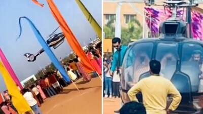 Ram Charan on the set of his upcoming film. Ram Charan on the set of his upcoming film.