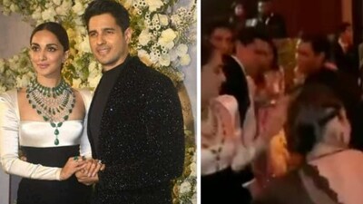 Sidharth Malhotra, Kiara Advani dance to Burj Khalifa at Mumbai reception. Sidharth Malhotra, Kiara Advani dance to Burj Khalifa at Mumbai reception.
