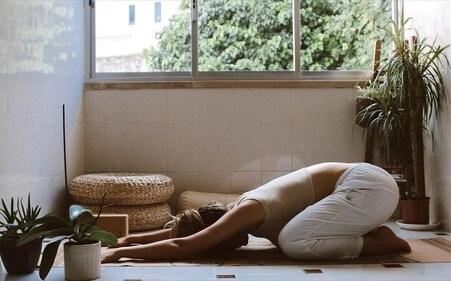 Balasana or Child's Pose or Child's Resting Pose of Yoga (Photo by Instagram/mindfulbyminna) Balasana or Child's Pose or Child's Resting Pose of Yoga (Photo by Instagram/mindfulbyminna)
