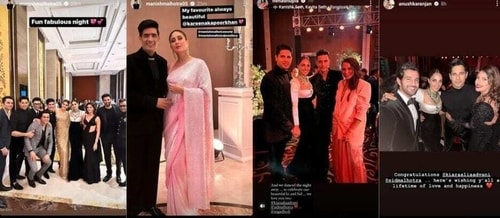 Manish Malhotra too took to Instagram Stories to share a series of photos. Neha Dhupia and Anushka Ranjan shared their photos too. Manish Malhotra too took to Instagram Stories to share a series of photos. Neha Dhupia and Anushka Ranjan shared their photos too.