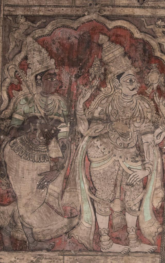 Murals at the World Heritage Site of Hampi in Karnataka. (Shutterstock) Murals at the World Heritage Site of Hampi in Karnataka. (Shutterstock)