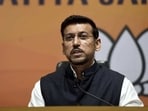 BJP National Spokesperson Rajyavardhan Singh Rathore addresses a press conference at BJP headquarters in New Delhi. BJP National Spokesperson Rajyavardhan Singh Rathore addresses a press conference at BJP headquarters in New Delhi.