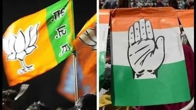 For BJP, the donations rose from ₹477.545 cr during 2020-21 to ₹614.626 crore during 2021-22. (Representative file image) For BJP, the donations rose from ₹477.545 cr during 2020-21 to ₹614.626 crore during 2021-22. (Representative file image)
