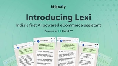 As per Velocity Insights, 'Lexi' is India's maiden AI-powered e-commerce assistant As per Velocity Insights, 'Lexi' is India's maiden AI-powered e-commerce assistant
